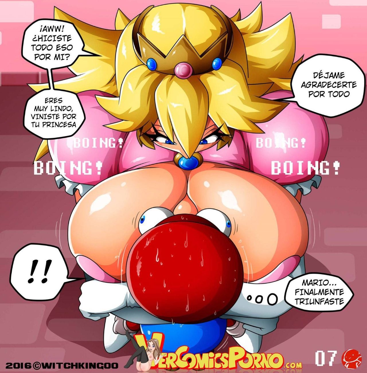 Princess Peach in: Thanks Mario! page 8 full