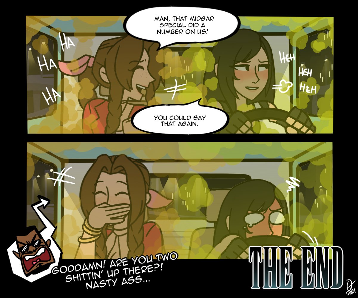 Aerith and Tifa Car "Accident" page 3 full