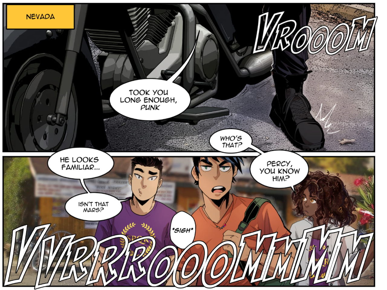 Percy and Ares page 1 full