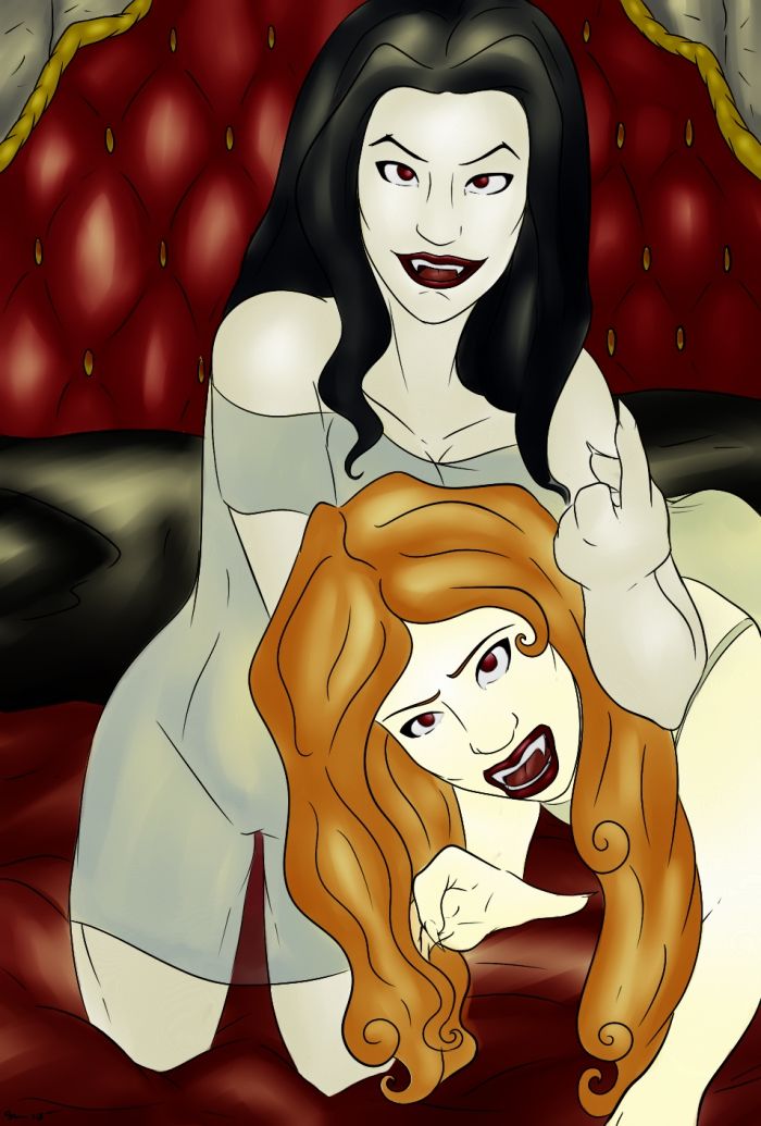 In the clutches of Dracula's Brides page 2 full