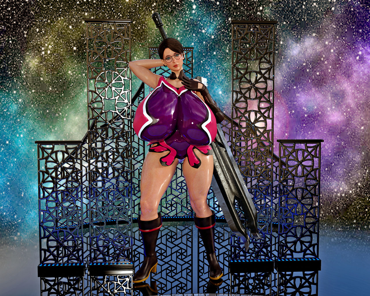 Cattleya QUEEN'S BLADE TITTY PENDULUM TORTURE OR PLANK ROASTED page 1 full