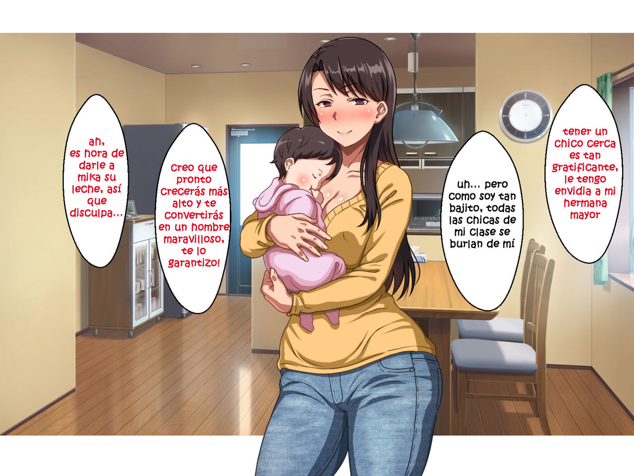 Single Mother no Oba-san to no Icha Love Junyuu Koubi wa Mechakucha Kimochi Ii | ¡Besarme Con Mi Tía Que Es Madre Soltera Y Amamanta, Se Siente Muy Bien! page 4 full