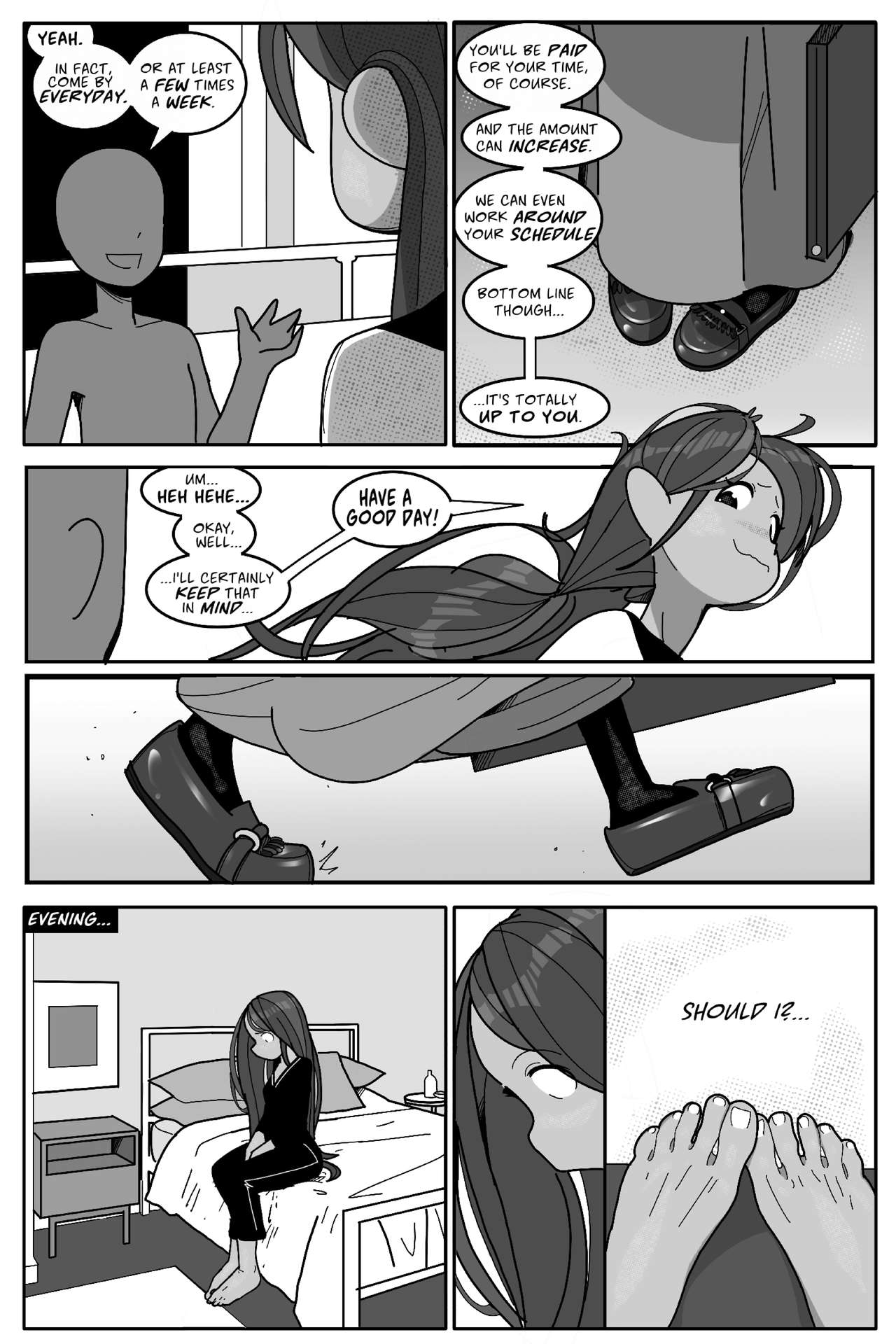 You Want to See My Feet? #1 page 8 full