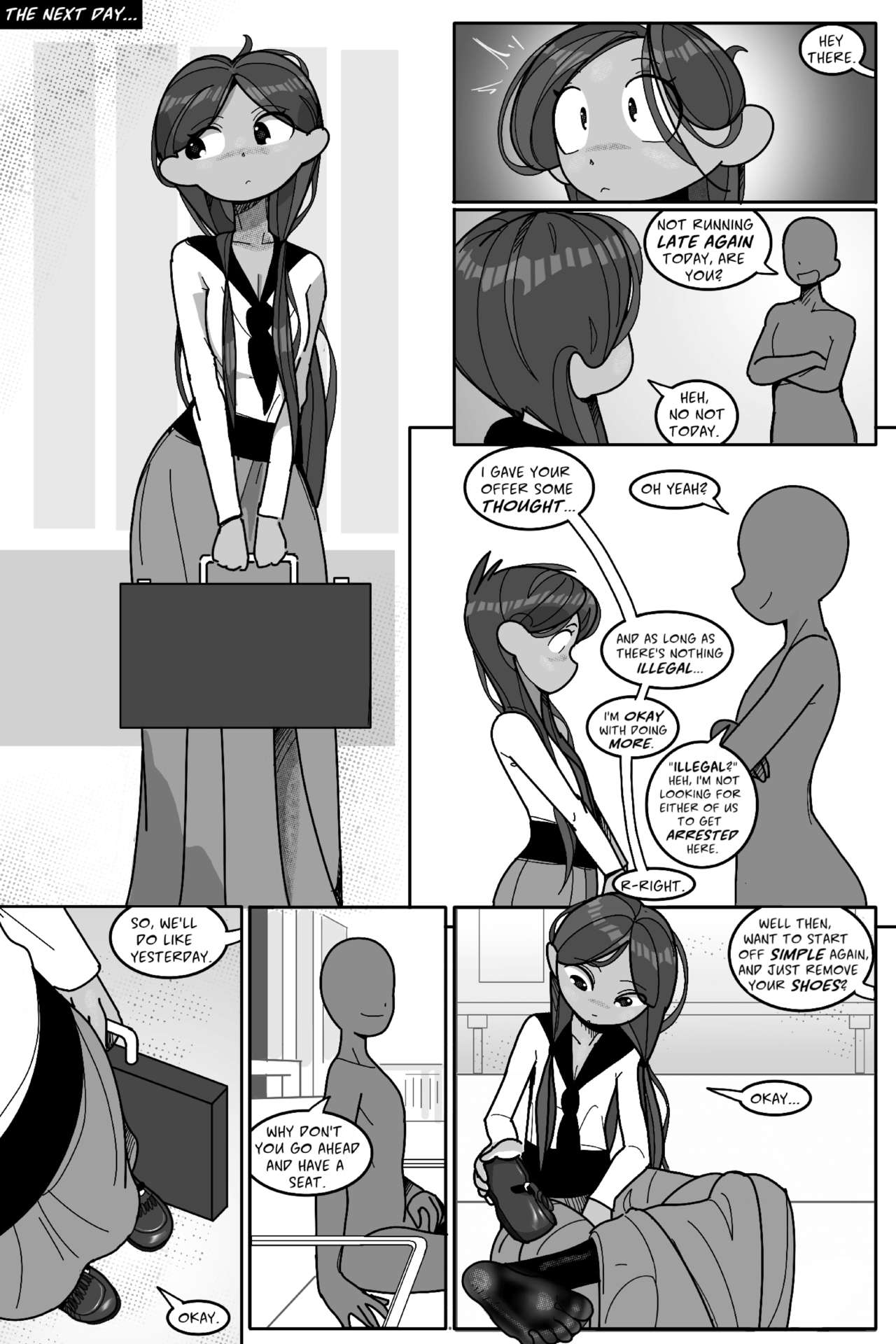 You Want to See My Feet? #1 page 9 full