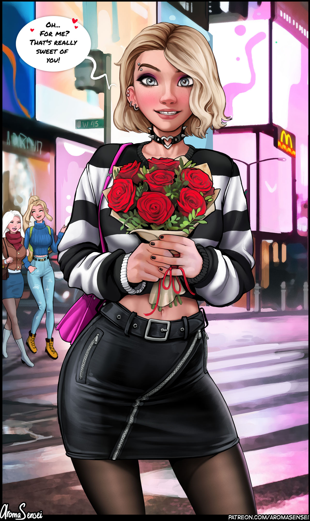 Gwen's on a date! page 6 full