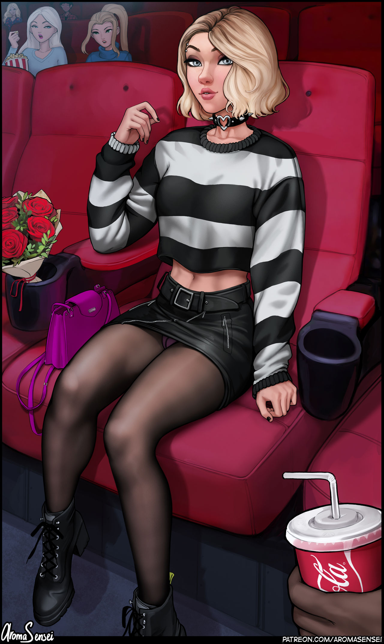 Gwen's on a date! page 7 full