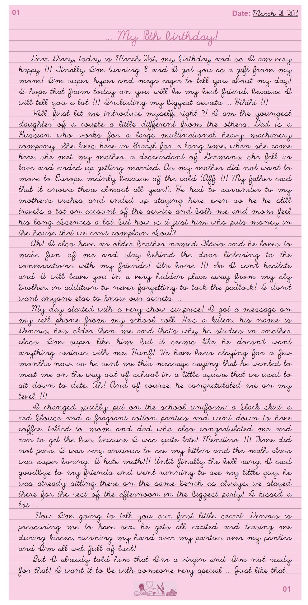 Leticia's Diary  - english page 2 full