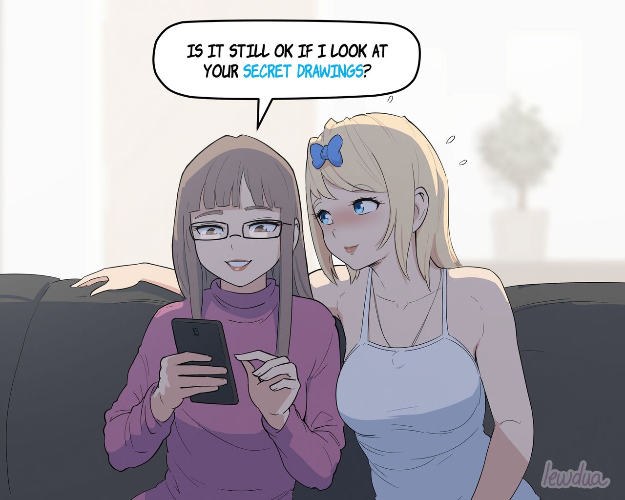 Nessie the Futanari Artist - Karen and Nessie page 1 full