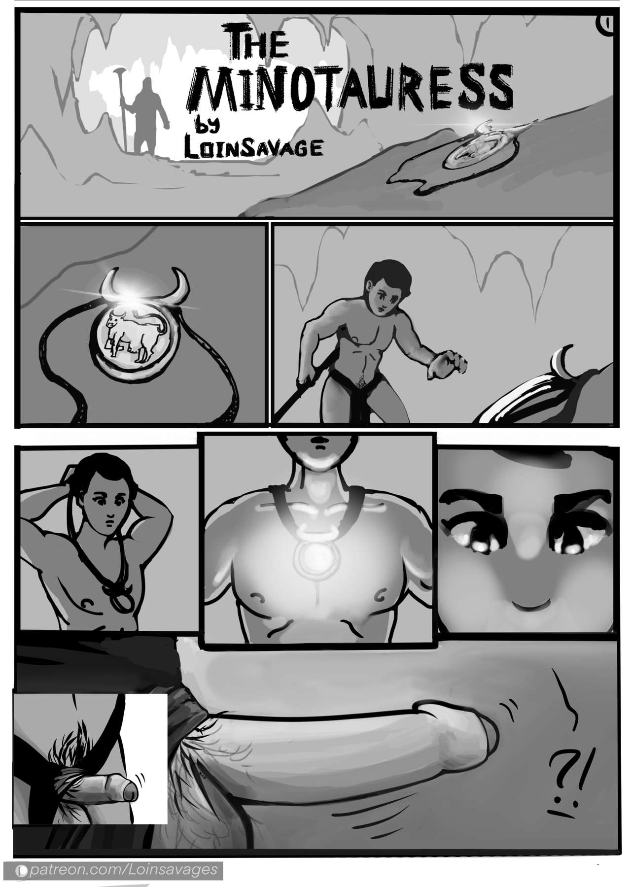 The Minotauress page 1 full