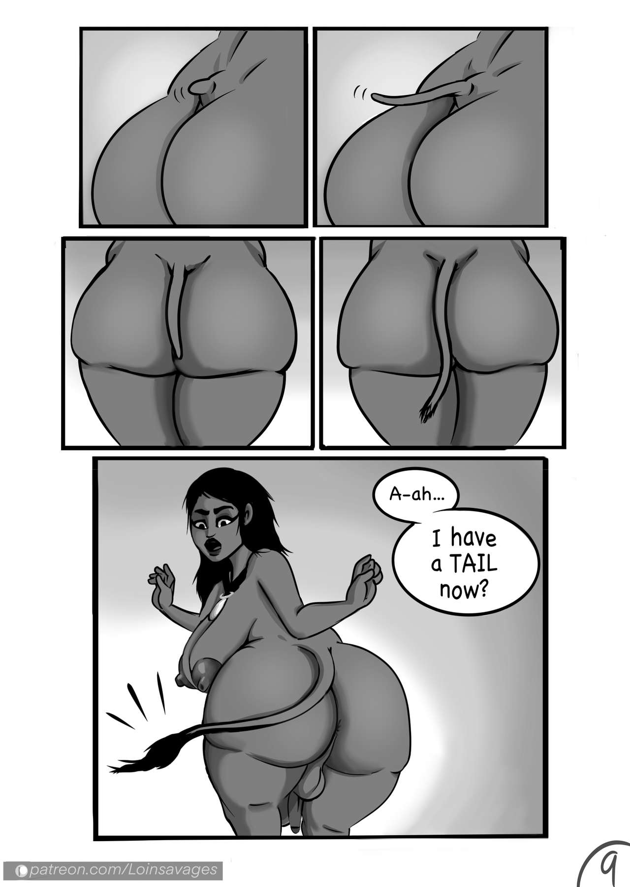 The Minotauress page 9 full
