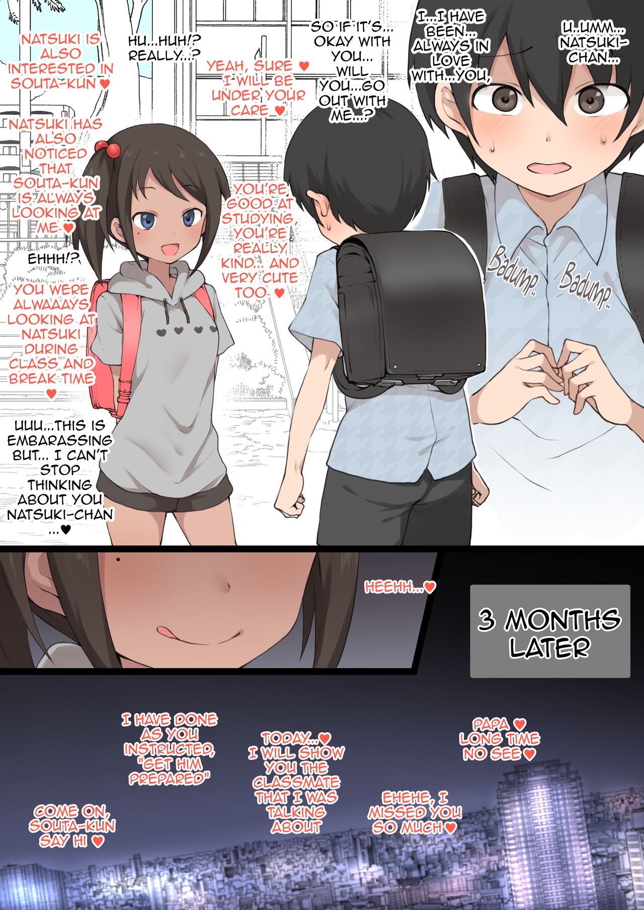 Natsuki-chan and her masochistic pet page 1 full