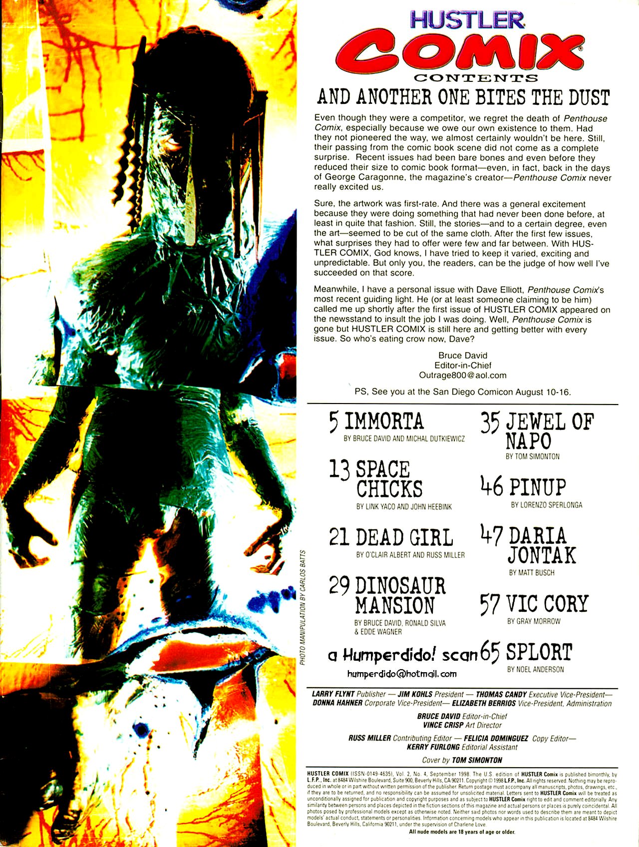 Hustler Comix Vol. 1 No. 6 page 2 full