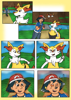 Ash Fennekin TF TG AR Comic