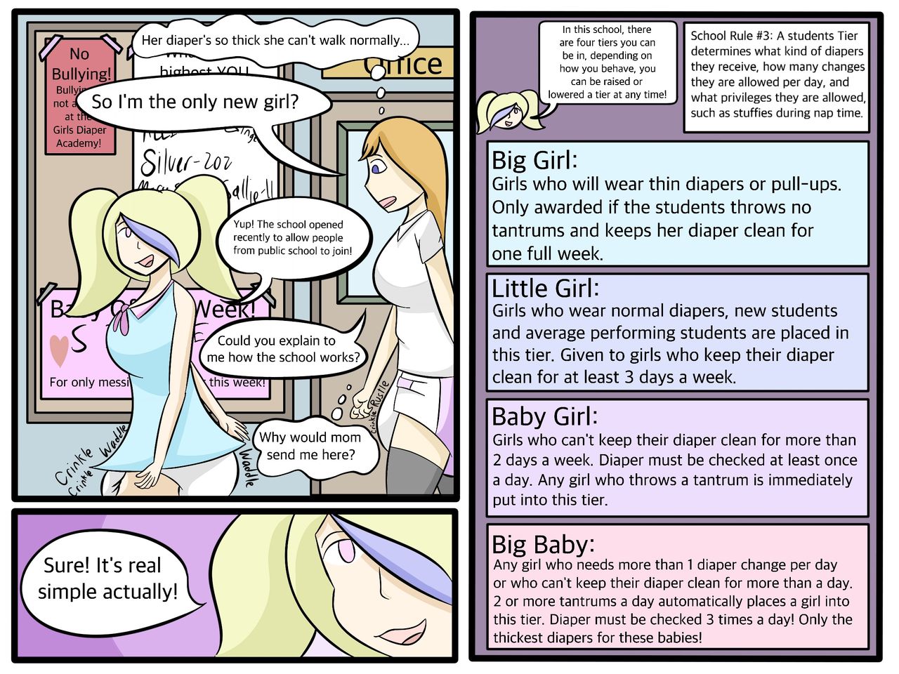 Diaper Girls Academy page 3 full