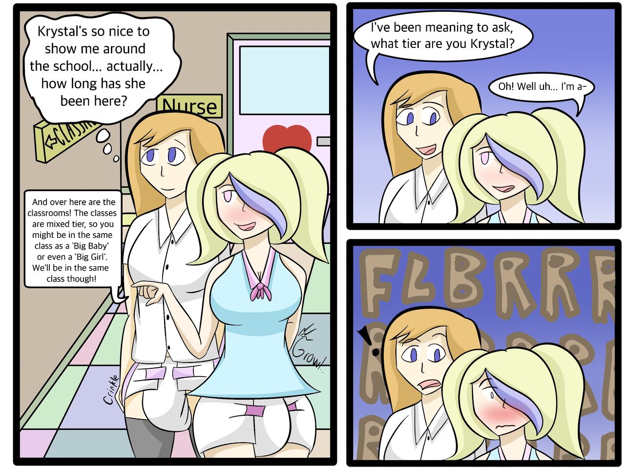 Diaper Girls Academy page 4 full