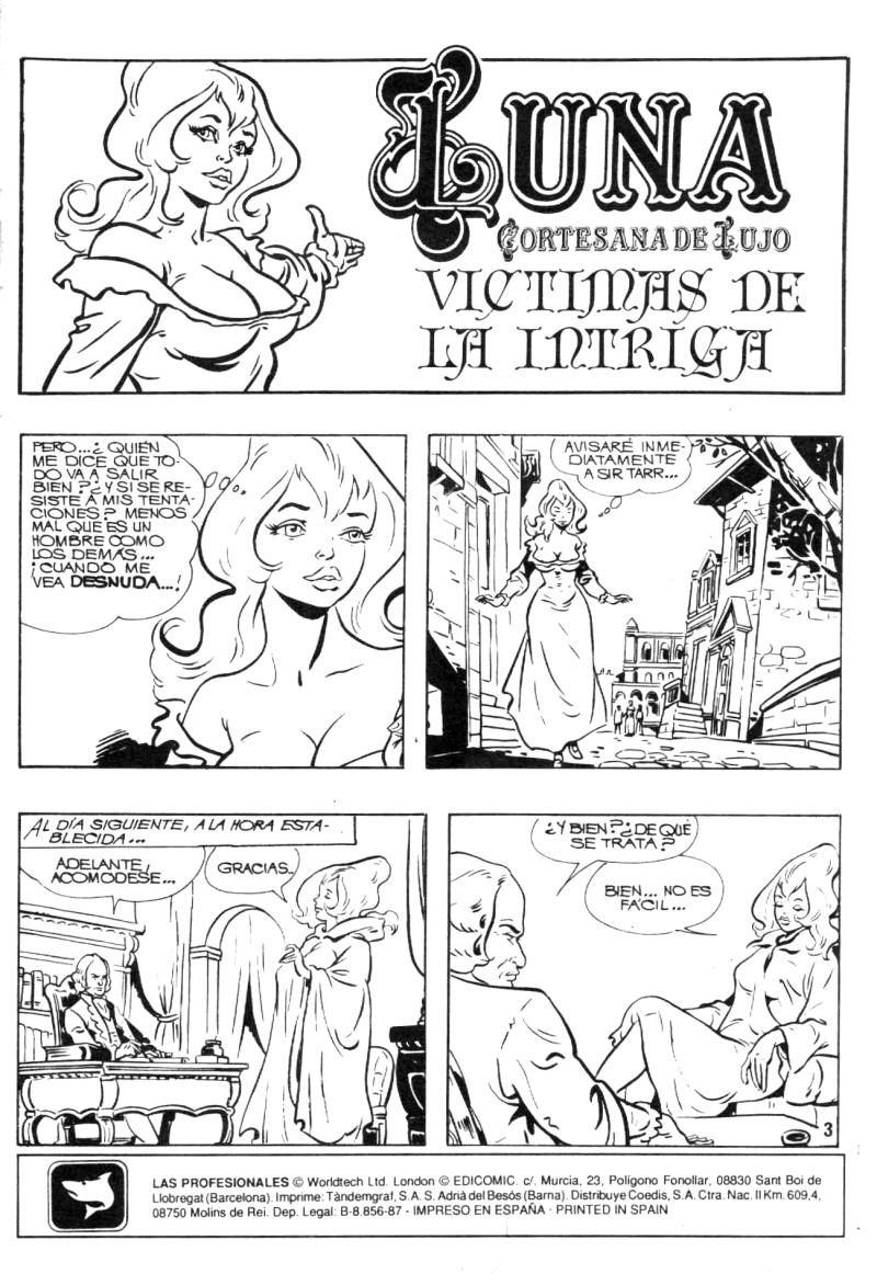 Luna - Cortesana de Lujo 08 - Victimas de la intriga page 1 full