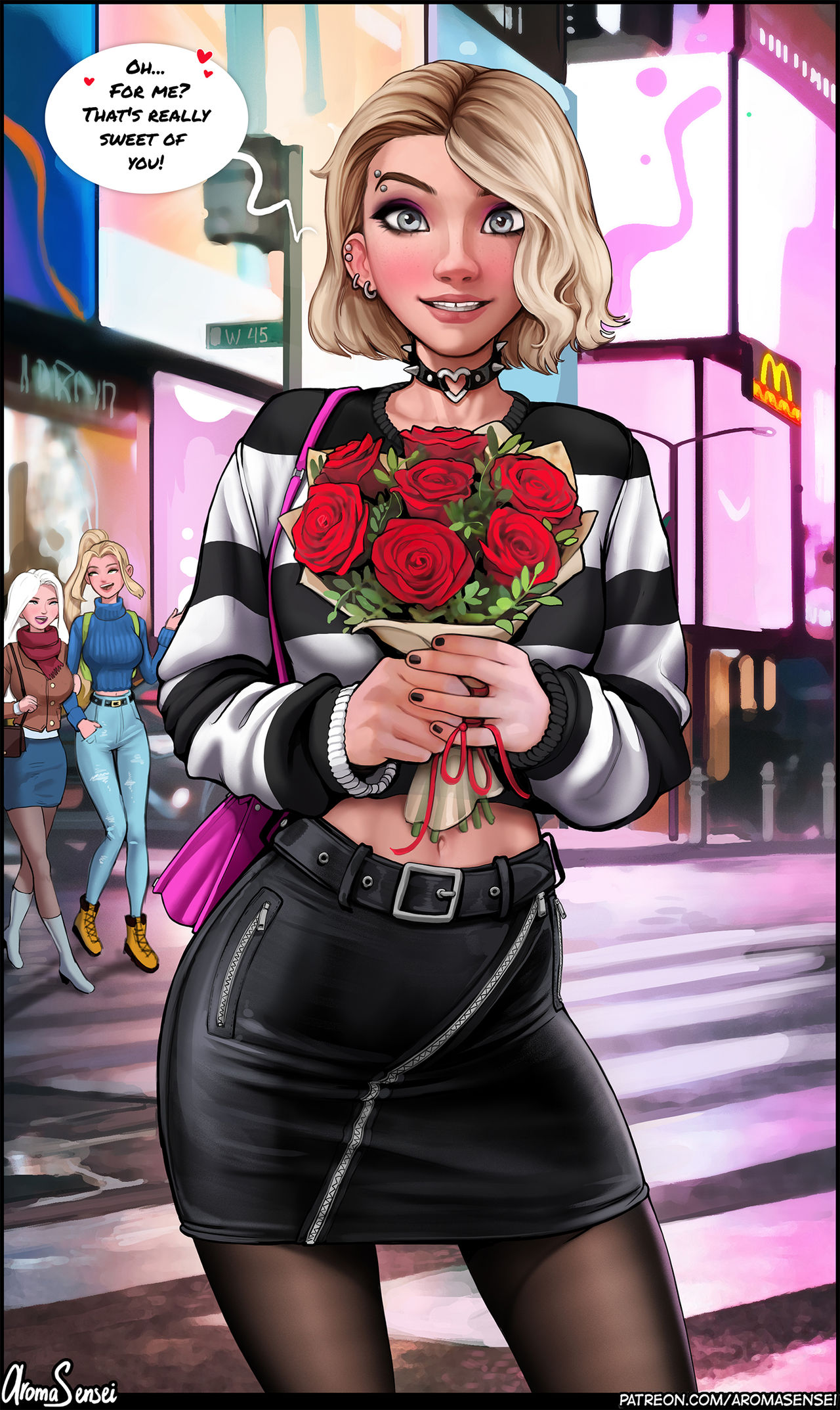 Gwen's on a date! page 6 full