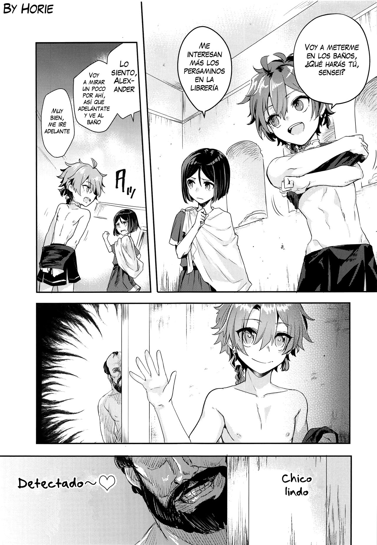 Alex-kun to Rome Furo no Oji-san page 4 full