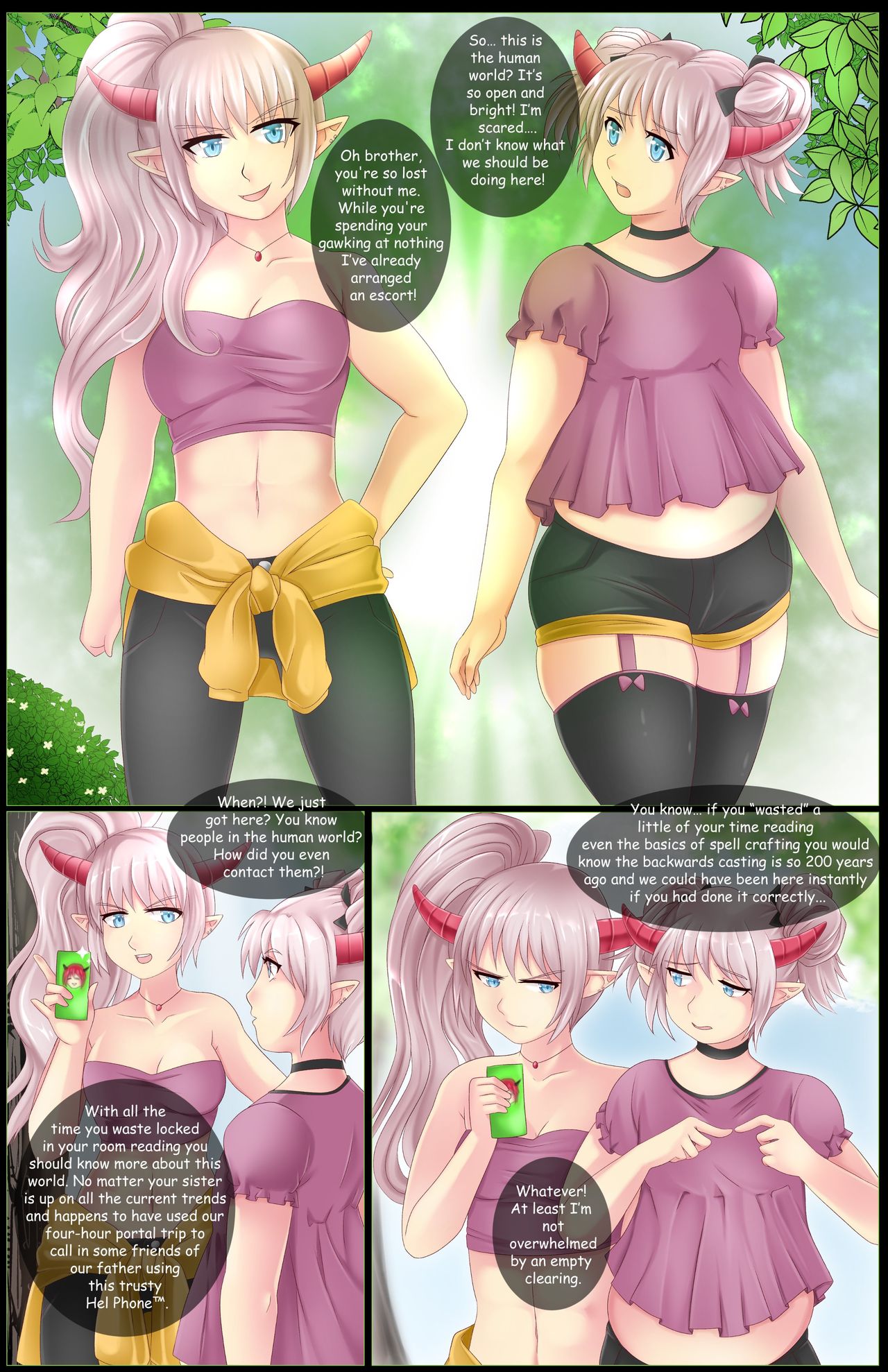 Fel and El's Underworld Adventures page 5 full