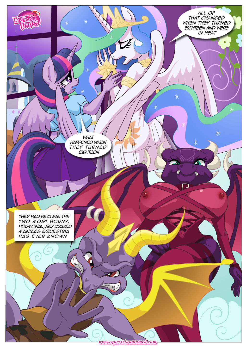 Palcomix Power of Dragon mating page 8 full