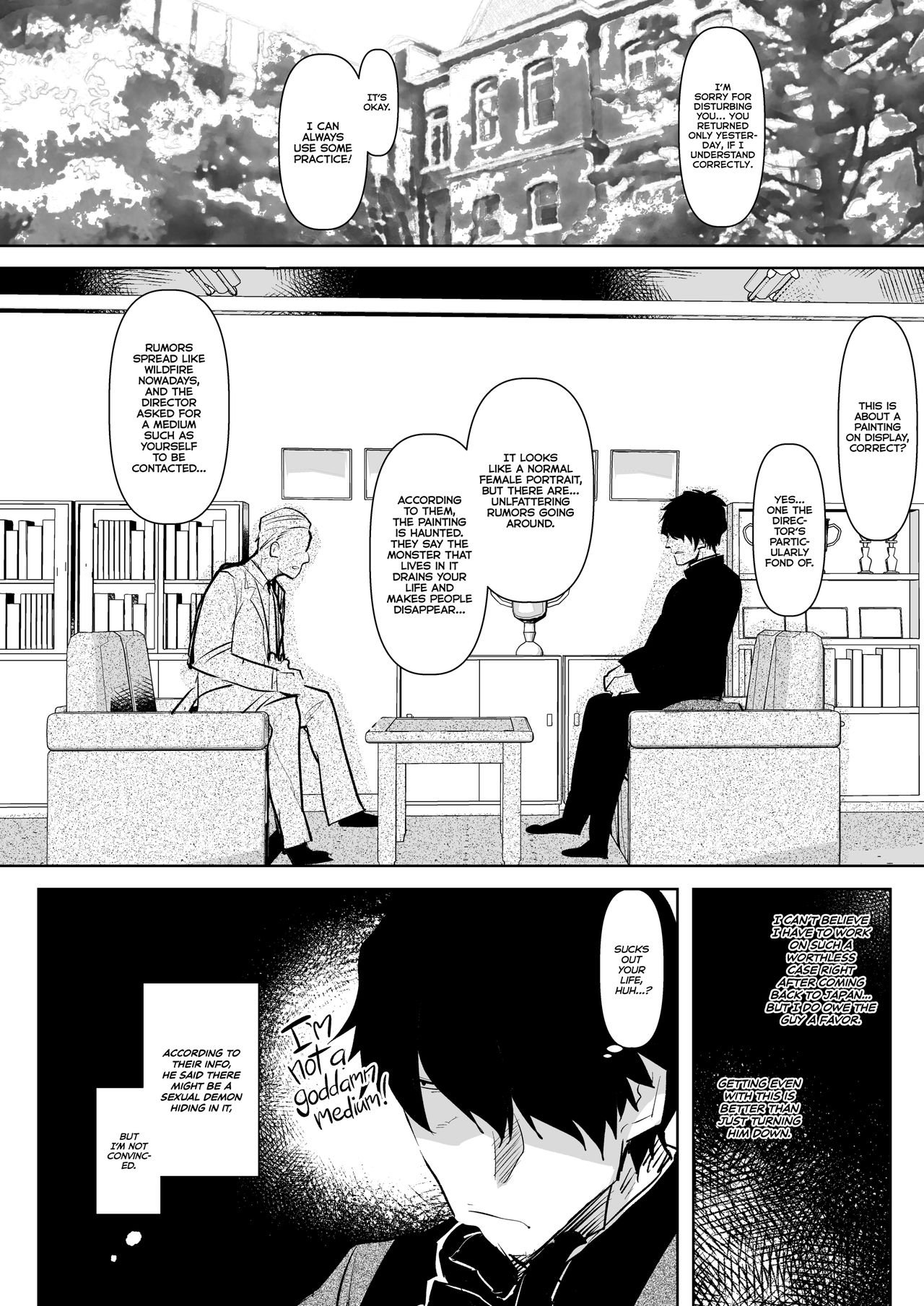 Inma no Futanari Chinpo ni Haiboku Shita Taimashi no Ore wa... | That Time When I, an Exorcist, Lost to Futanari Demon Cock... page 4 full