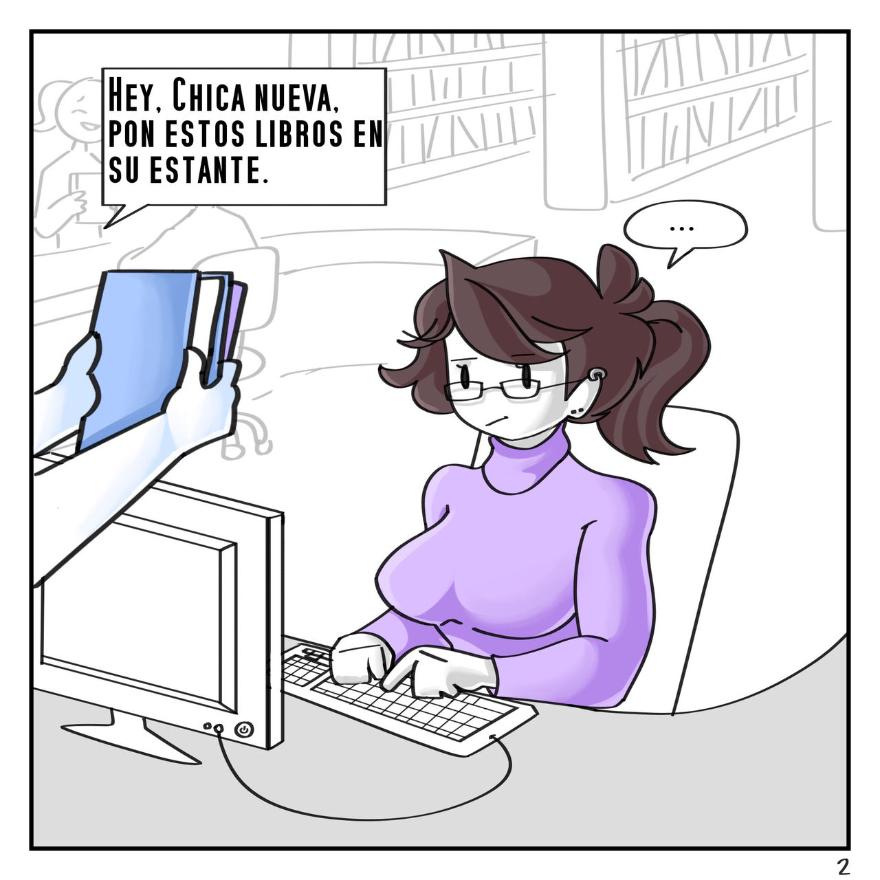 Más allá de los estantes   - Jaiden. page 3 full