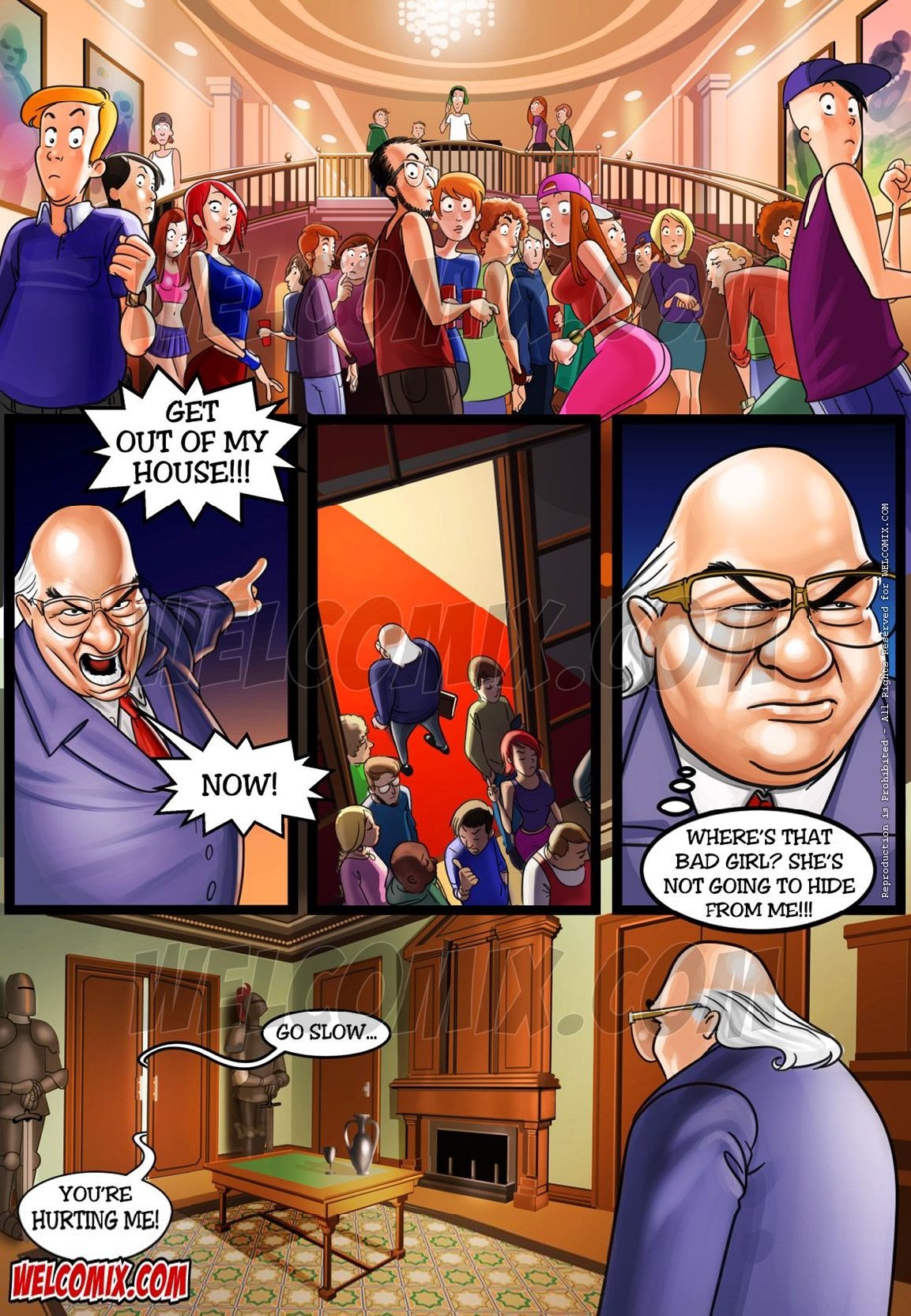 Pleasure Mansion  - 2 - Raging Party at the mansion - english page 4 full