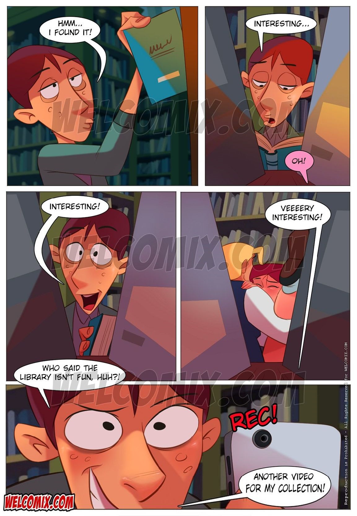 College Perverts  - 4 - Lust in the library - english page 9 full
