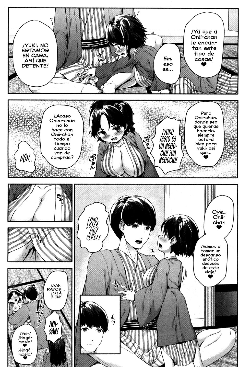 Nito to Majiwaru!! ~Yuki to Shinano no Hatsujou Onsen~ | ¡¡Cojiendo con dos conejitas!! page 5 full