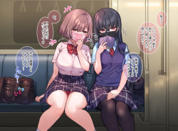 Do-S na Yuri Couple ni Kyousei Onani Saimin