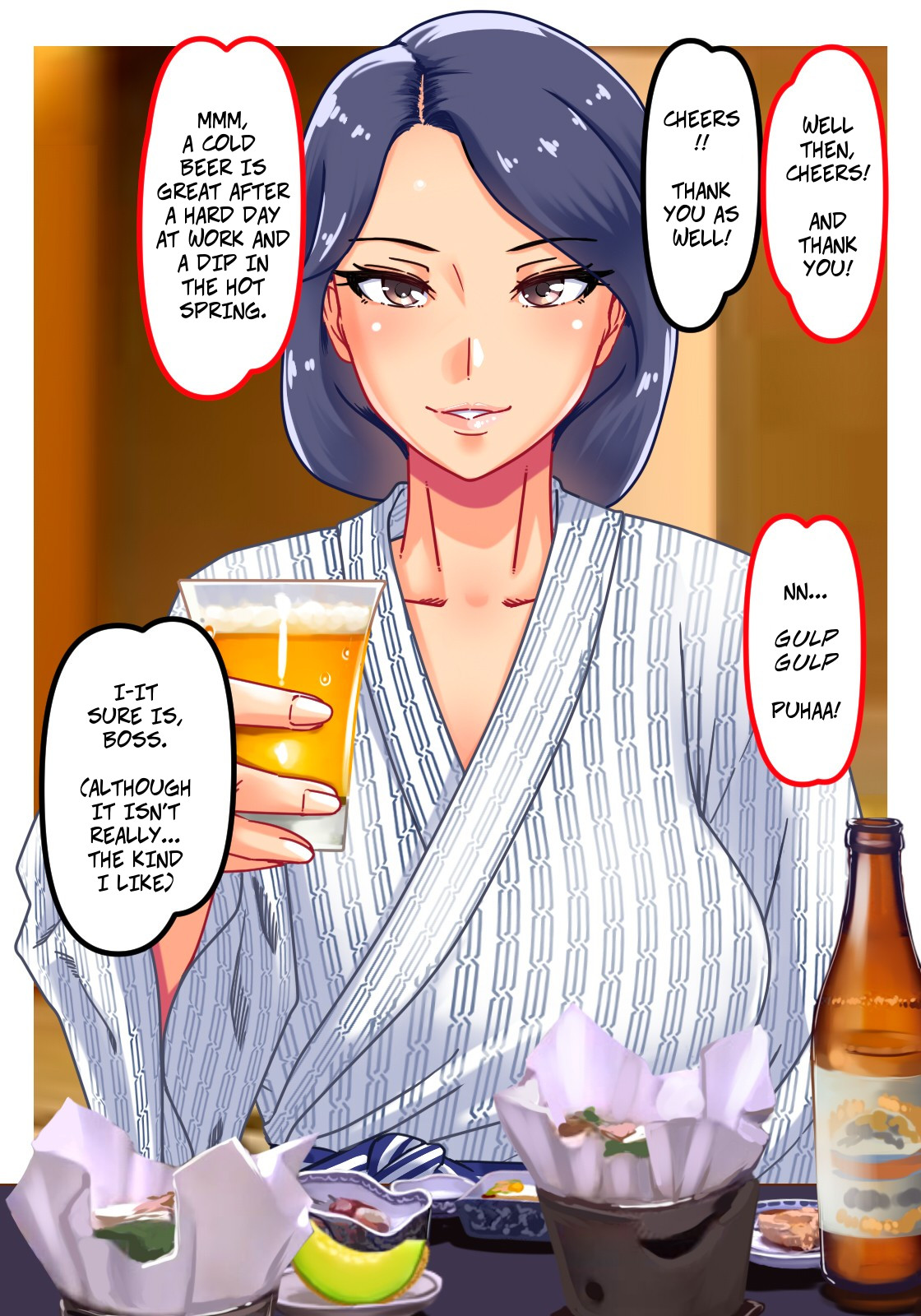 Enjo Kachou Onsen Bojou Ayako | Hot Spring Love With My Gorgeous Boss page 10 full