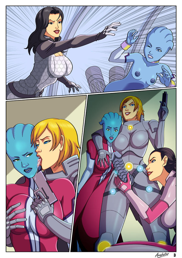 Mass Effect In Lesbian Orgy   - english page 4 full