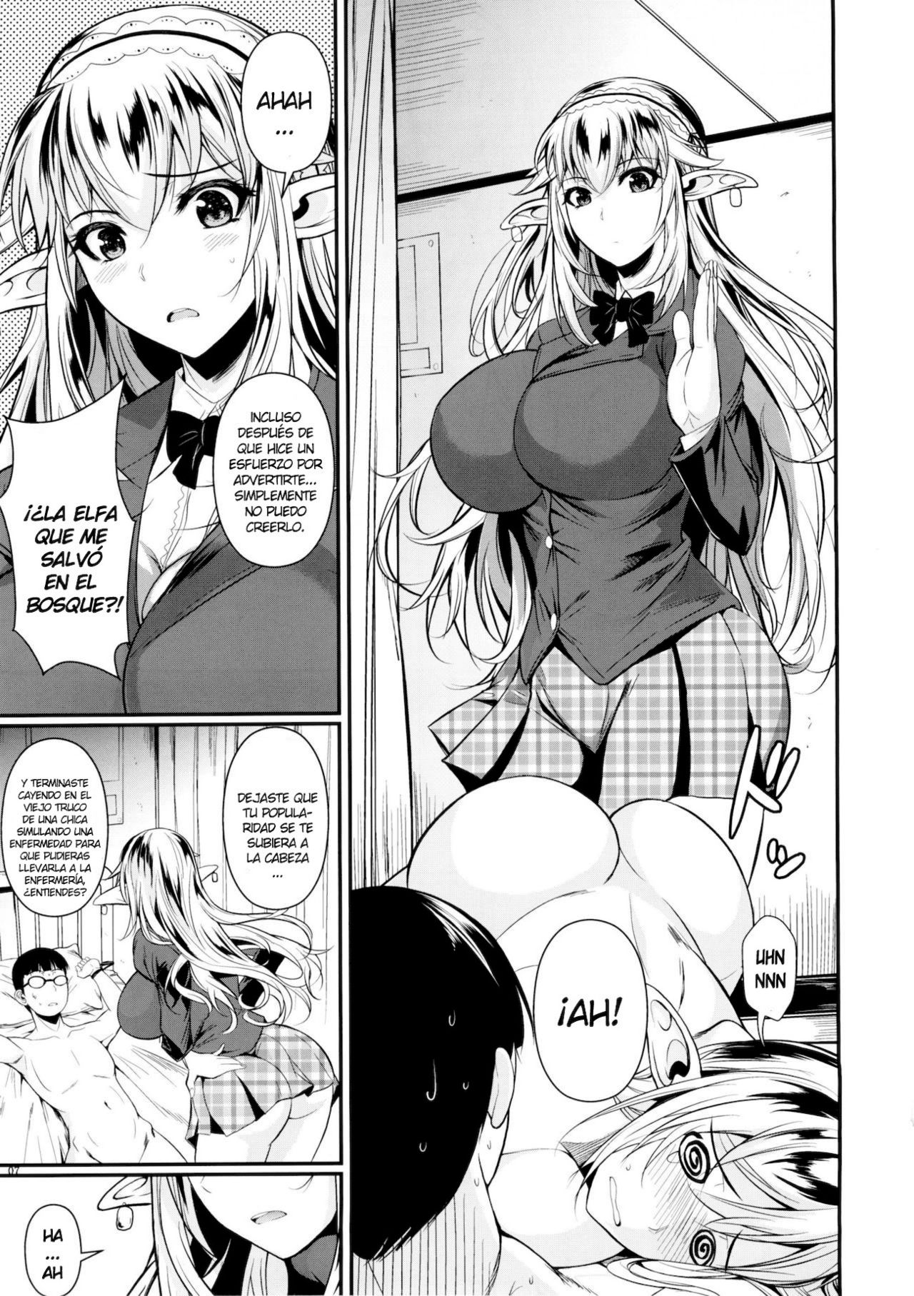 High Elf × High School 1-9 . page 10 full