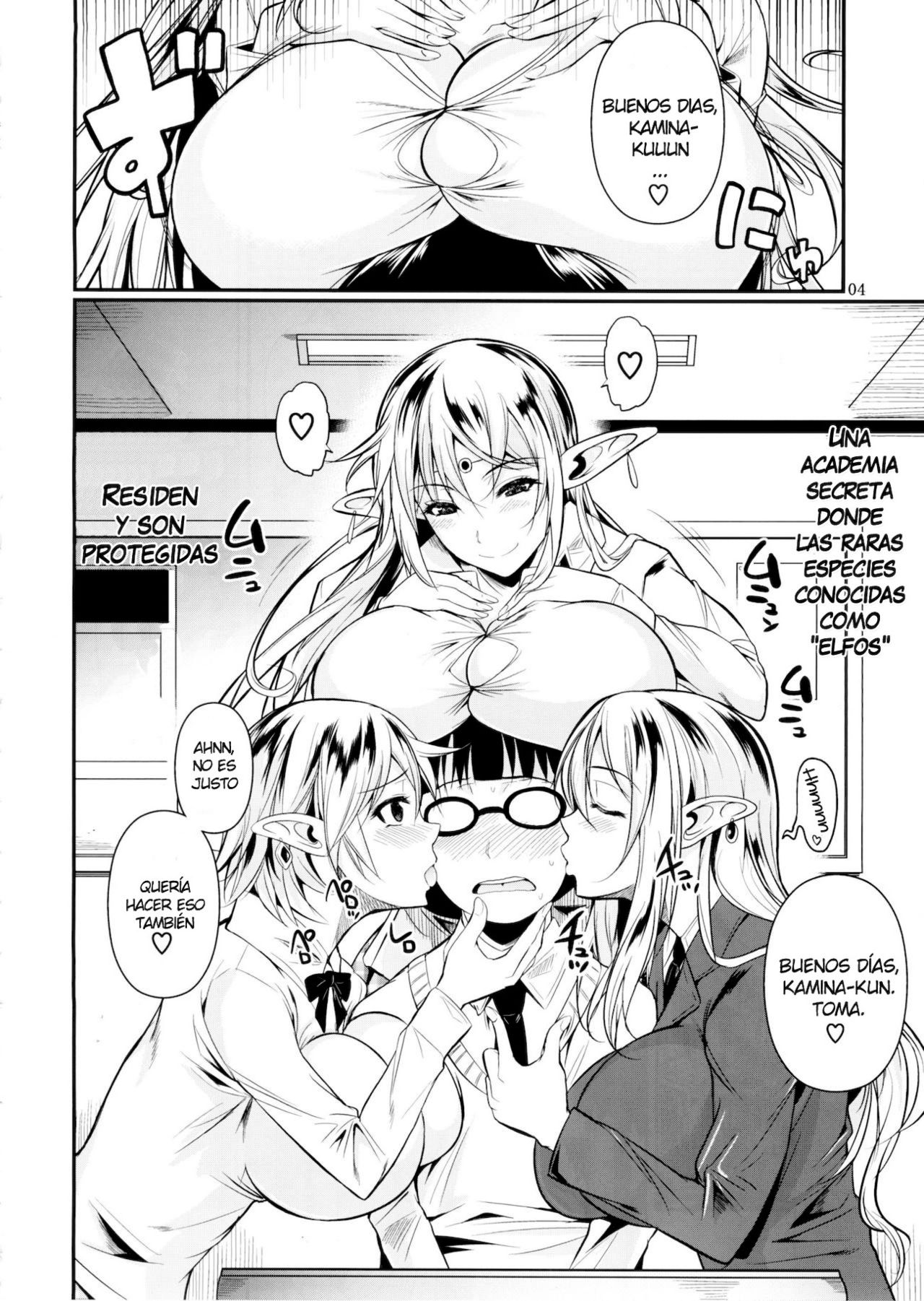High Elf × High School 1-9 . page 7 full