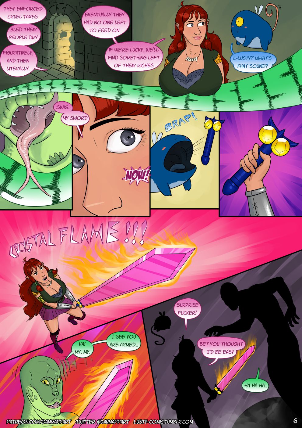 Lusty In Fantastic Breasts  - 1 - english page 6 full