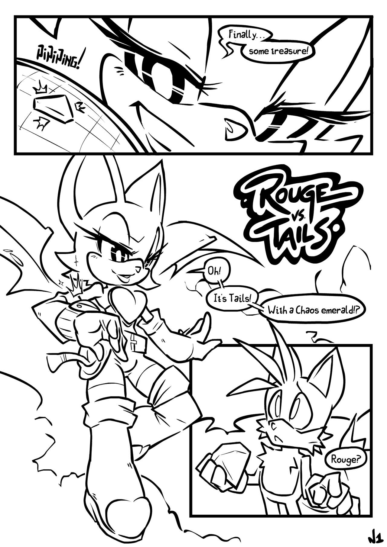 Rouge vs Tails page 1 full