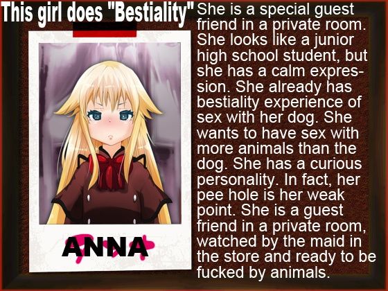 "The door of bestiality sex" In the case of a young lady Anna who is fucked by a pony. page 3 full