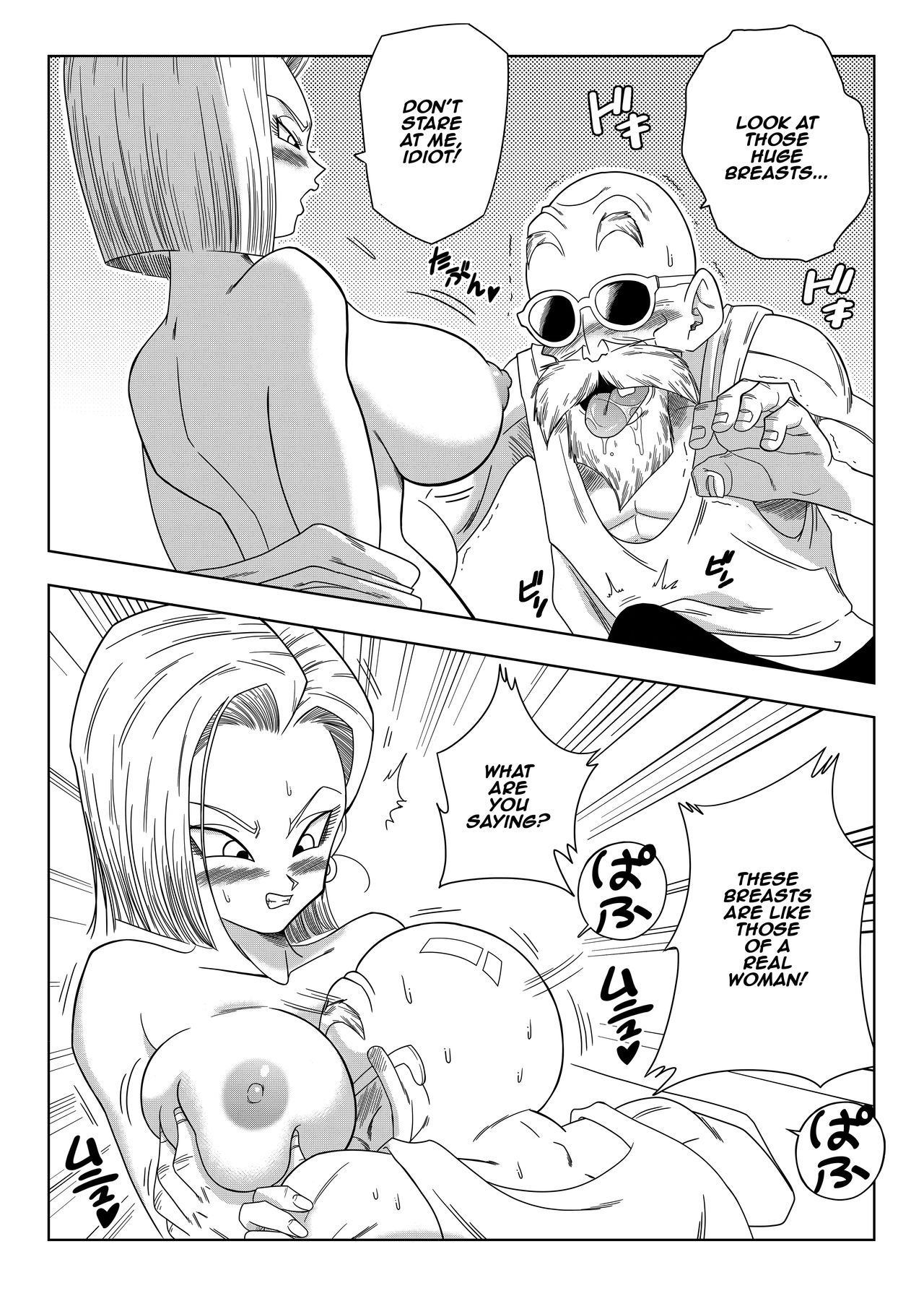 18-gou vs Kame Sennin | Android n18 VS Kamesennin page 7 full