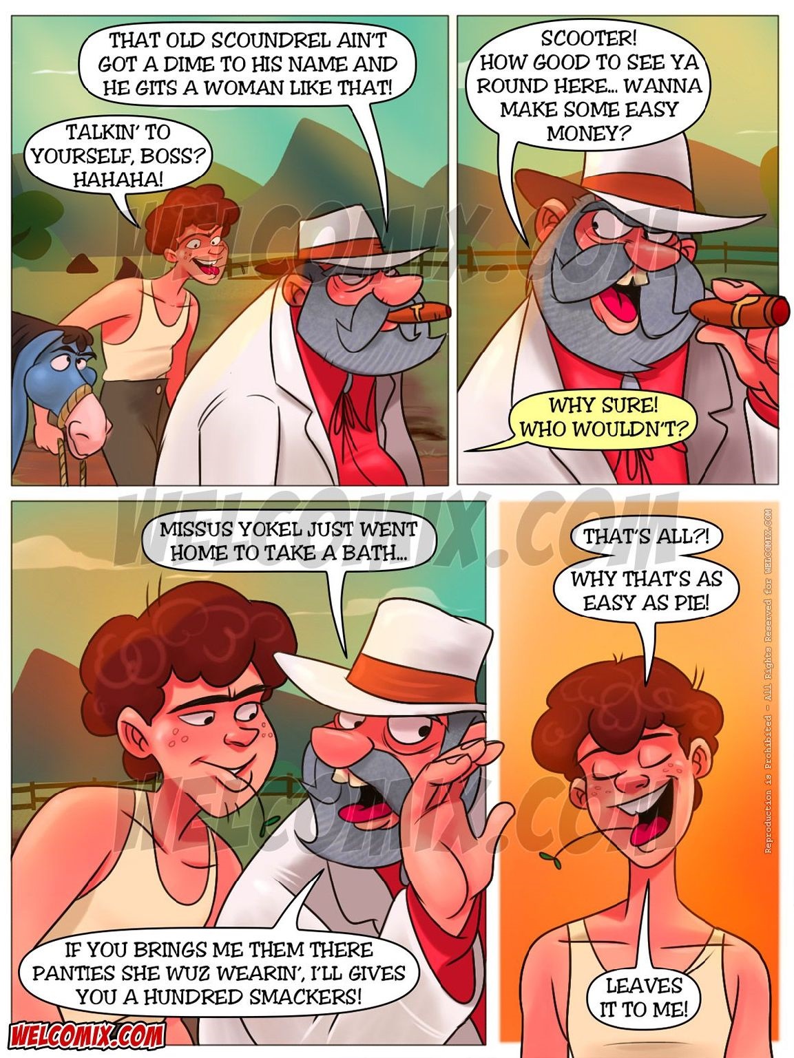 The Hillbilly Farm  - 2 - Mrs. Yokel's Panties - english page 3 full