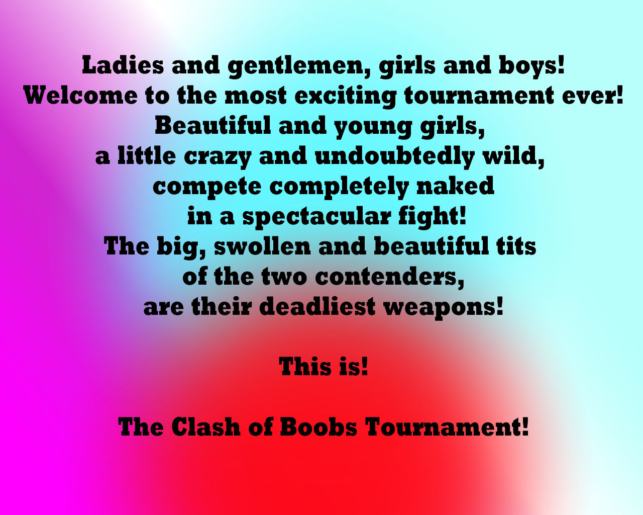 The Clash of Boobs Tournament 1 page 3 full