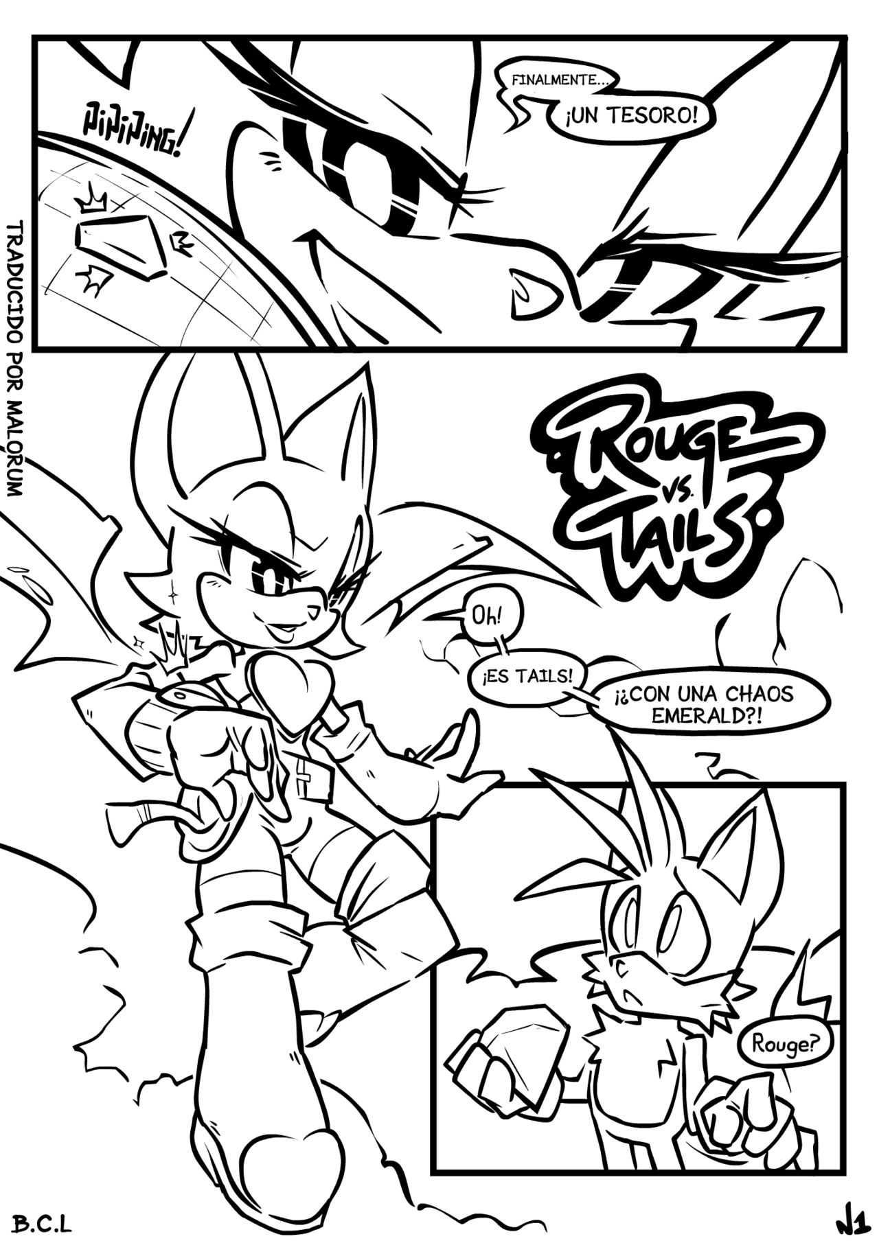 Rouge vs Tails page 1 full