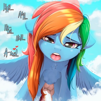 350px x 350px - Rainbow Dash | Fluttershy from Behind - IMHentai