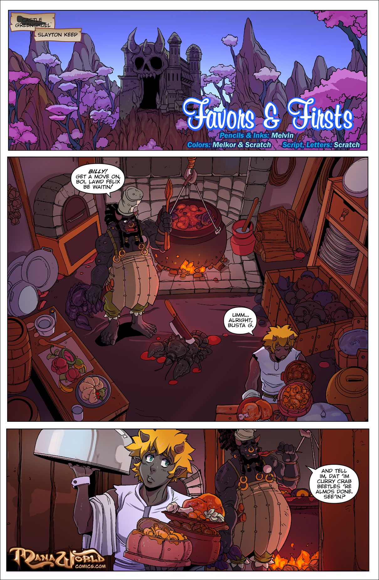 Main Comic Series  - 20 . Favors And Firsts page 1 full