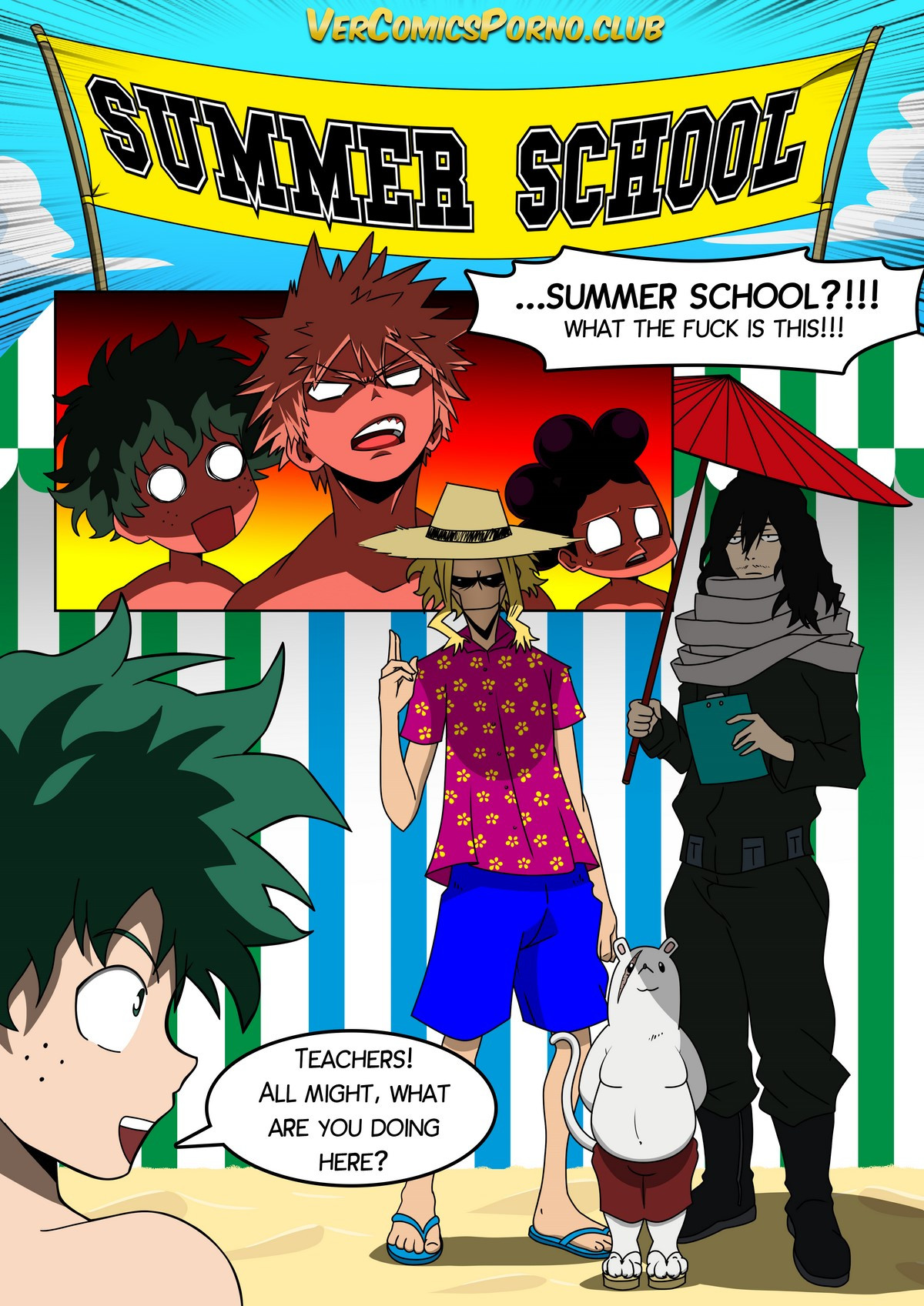 My Hentai Academia - Summer School   Complete page 3 full