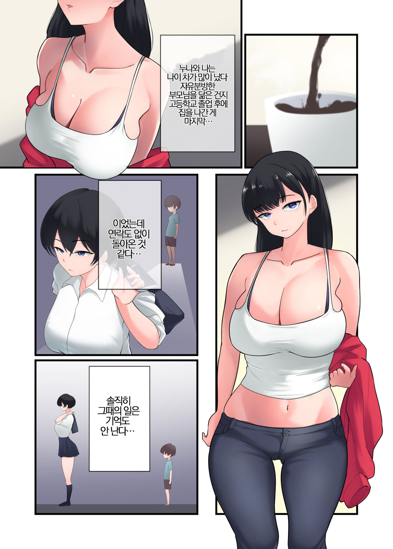 Ane no Shitagi de Onanie Shiteru no ga Bareta Otouto-kun ga Sonomama Amaama Gyaku Rape Sareru Ohanashi  | 누나의 속옷으로 자위하던 걸 들킨 남동생이 그대로 역레이프 당하는 이야기 page 4 full