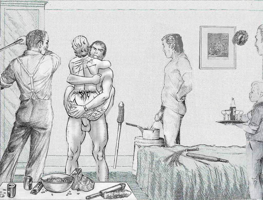 Joseph Farrel - Re-drawings 1 "Housewives in despair" page 2 full