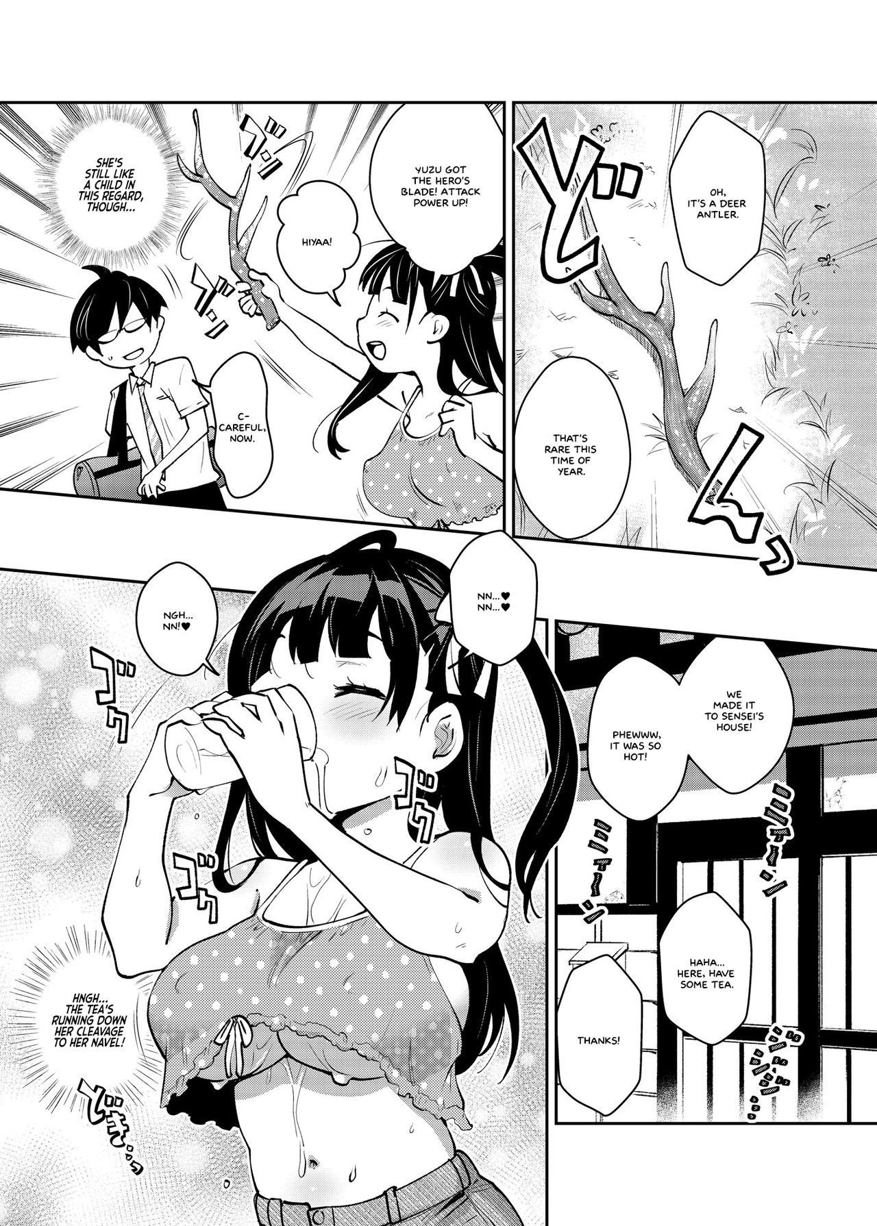 Inakax 5! Icha Love Otomari & Asa made Ecchi Hen  =White Symphony= page 4 full