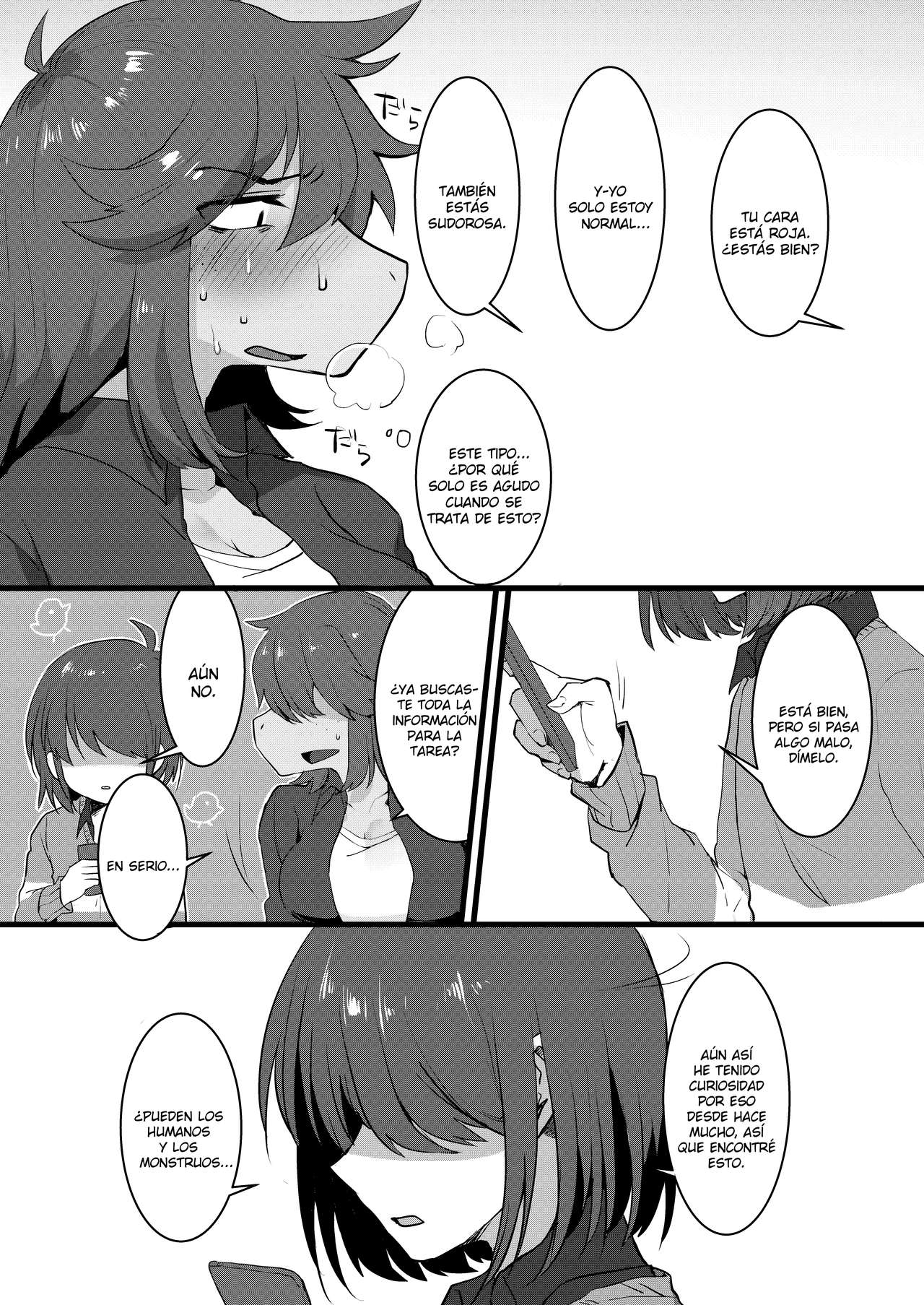 Ningen to Monster demo Aka-chan wa Dekimasu ka!? | ¿¡Puede un humano y un monstruo hacer un bebé!? page 7 full