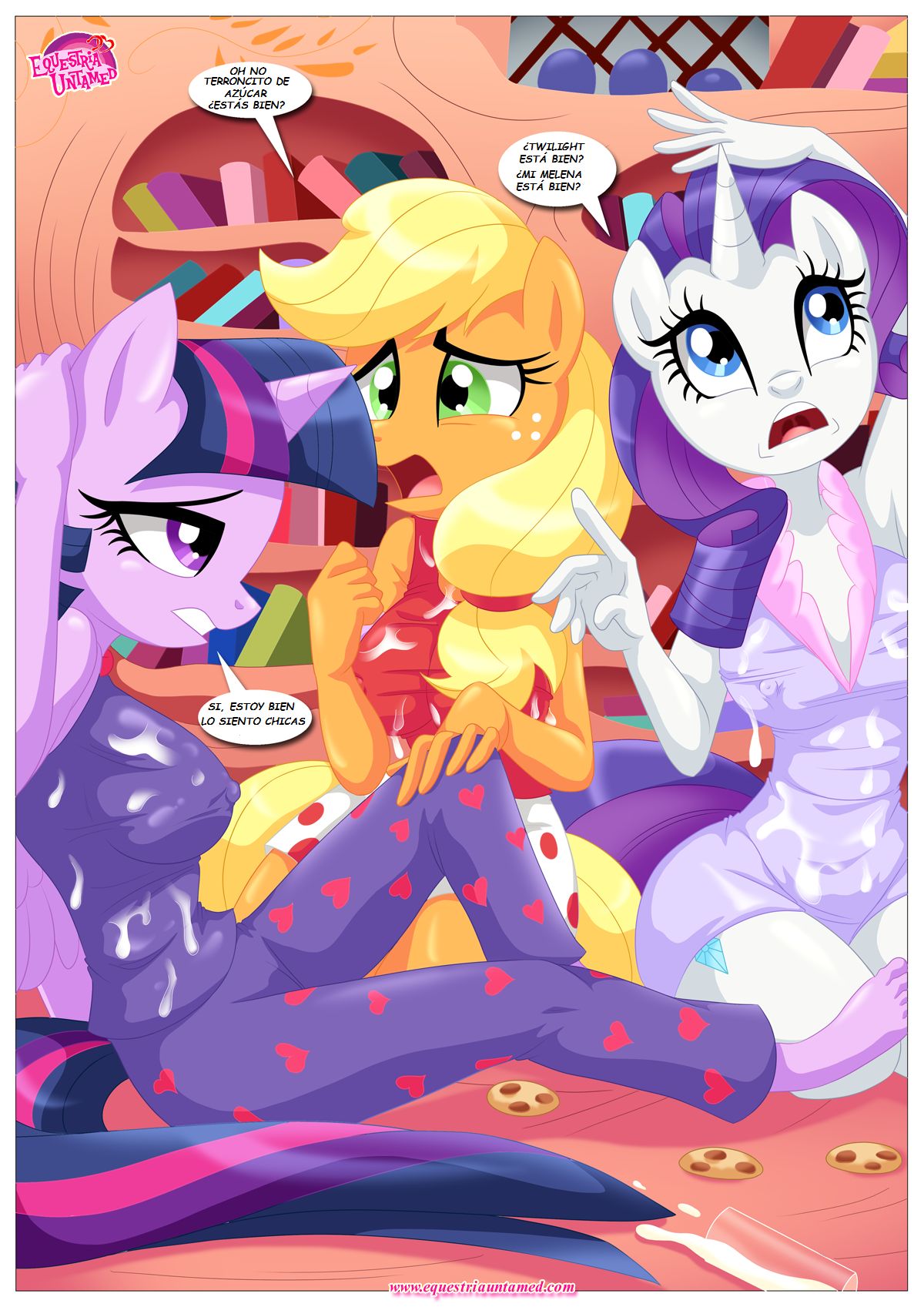 Pijamada Fuera de La Lista | My Little Pony page 5 full