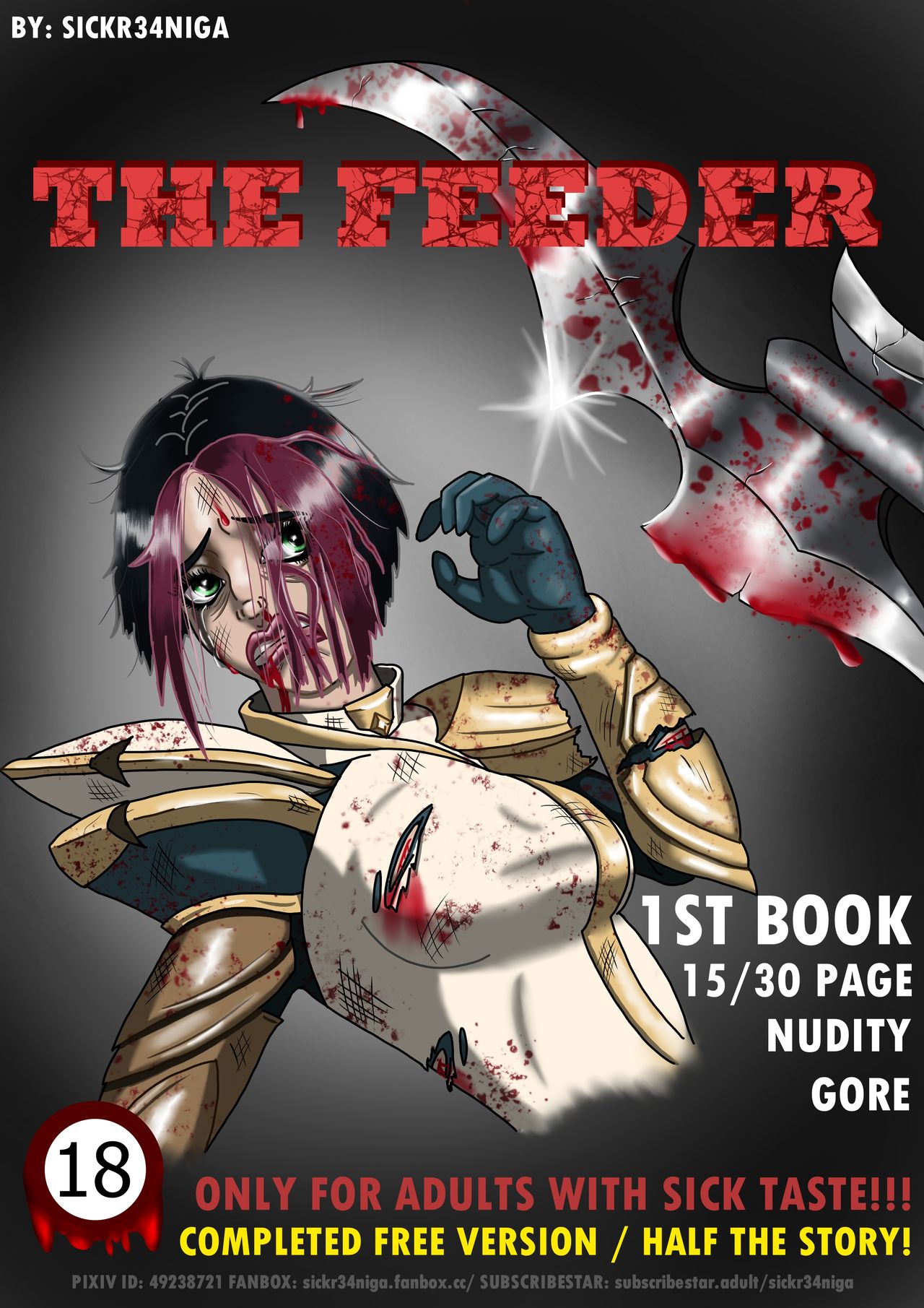 The Feeder half comic 15+2 page page 1 full